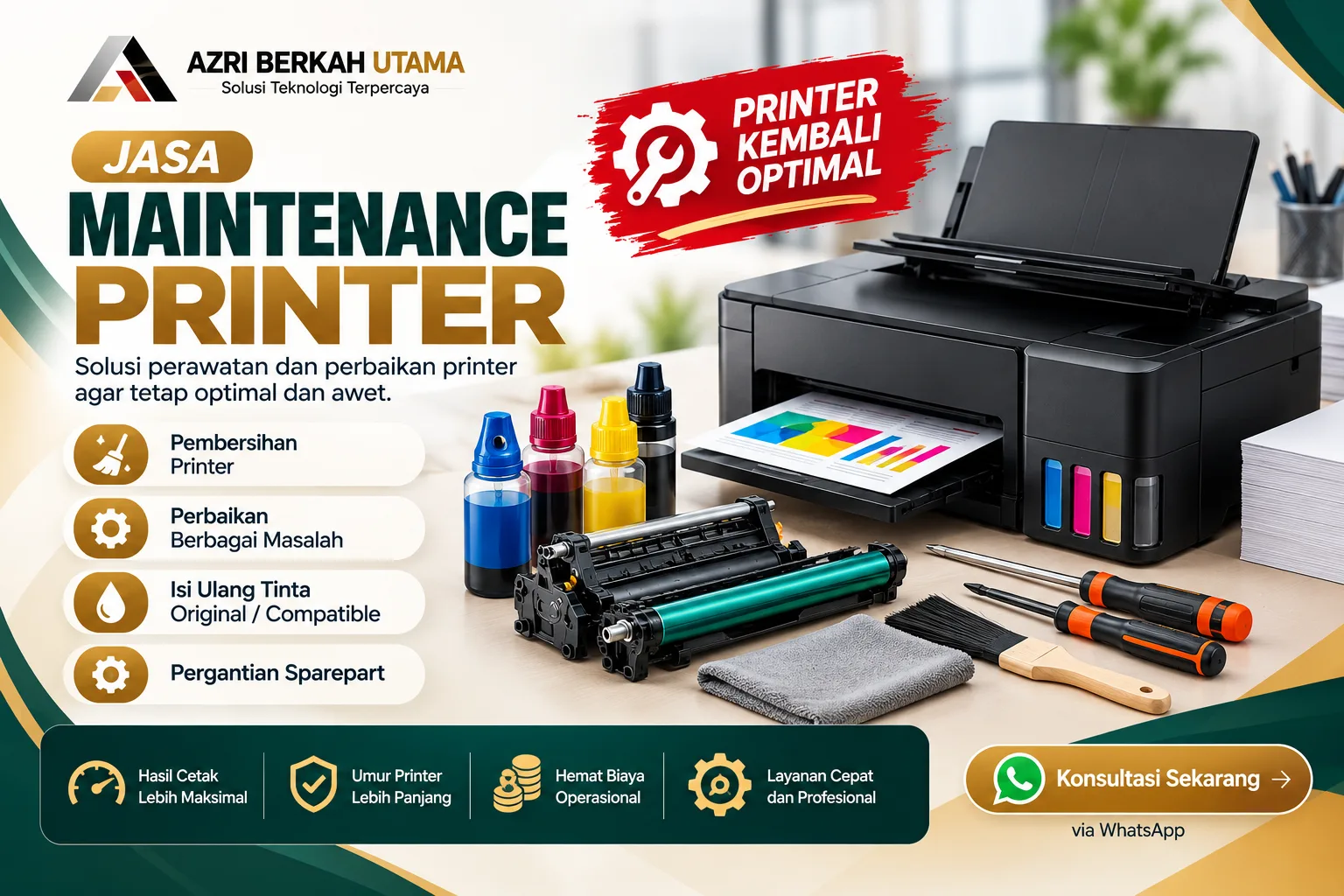 Maintenance Printer: Langkah Sederhana Agar Operasional Tetap Lancar